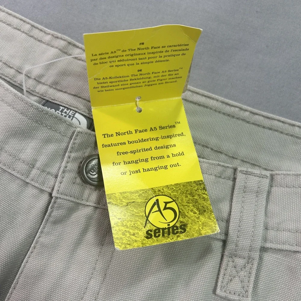 NEW‎ The North Face Pants Mens 40 Beige A5 Series Cargo Relaxed Outdoor VINTAGE
